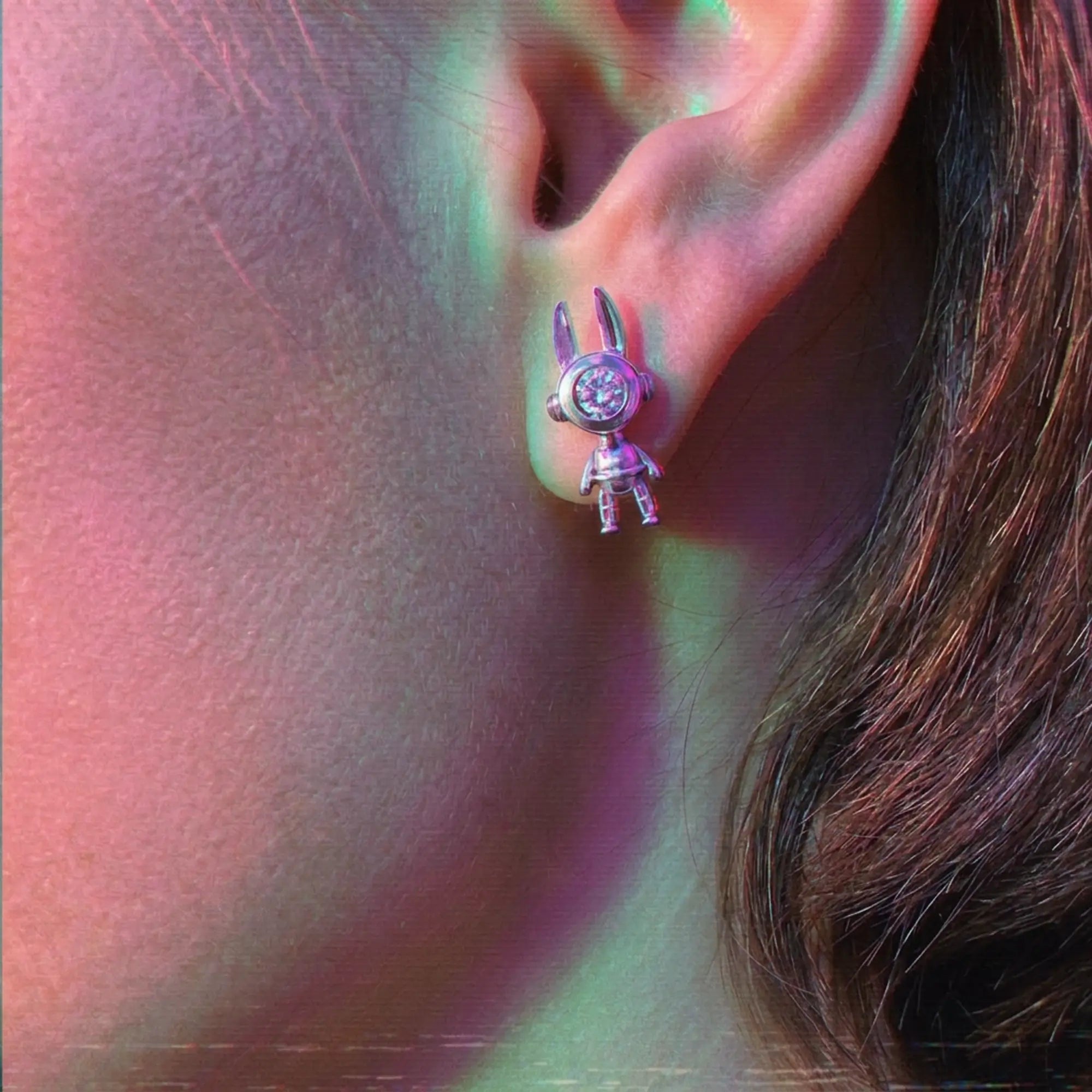 Single Stone Stud Earrings