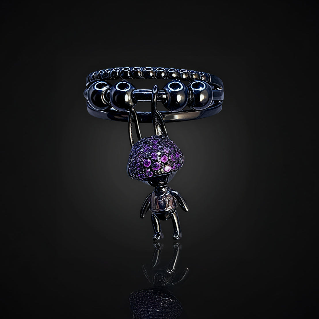 Pave Charm Ring