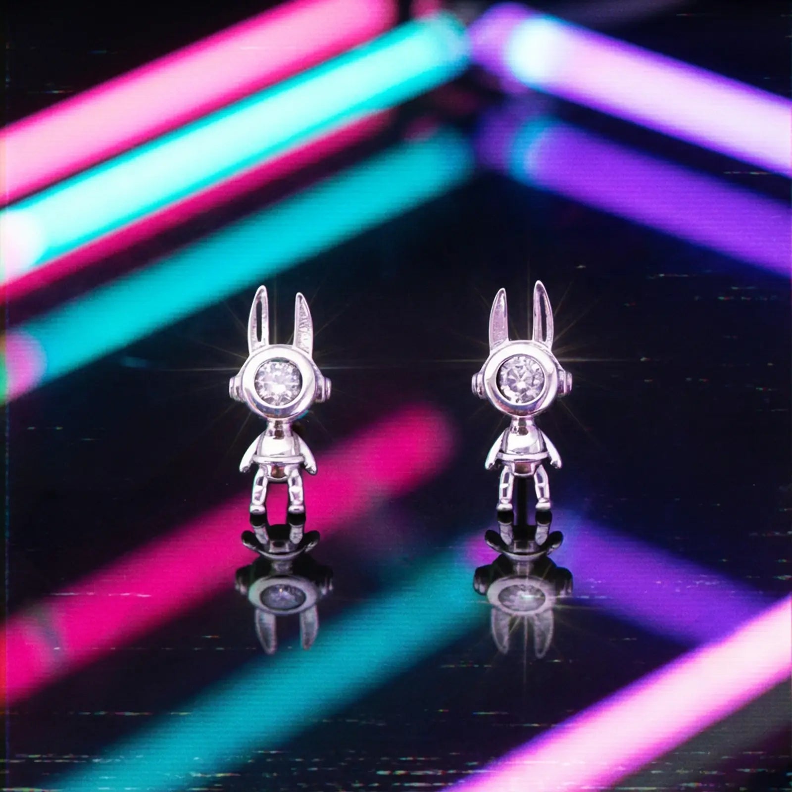 Single Stone Stud Earrings