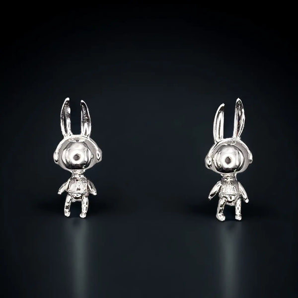 イヤリング TATIANA Silver 925 Wink Bunny Earrings EC3135 MUSINSA | TATIANA (Silver 925) Wink Bunny Earrings EC3135