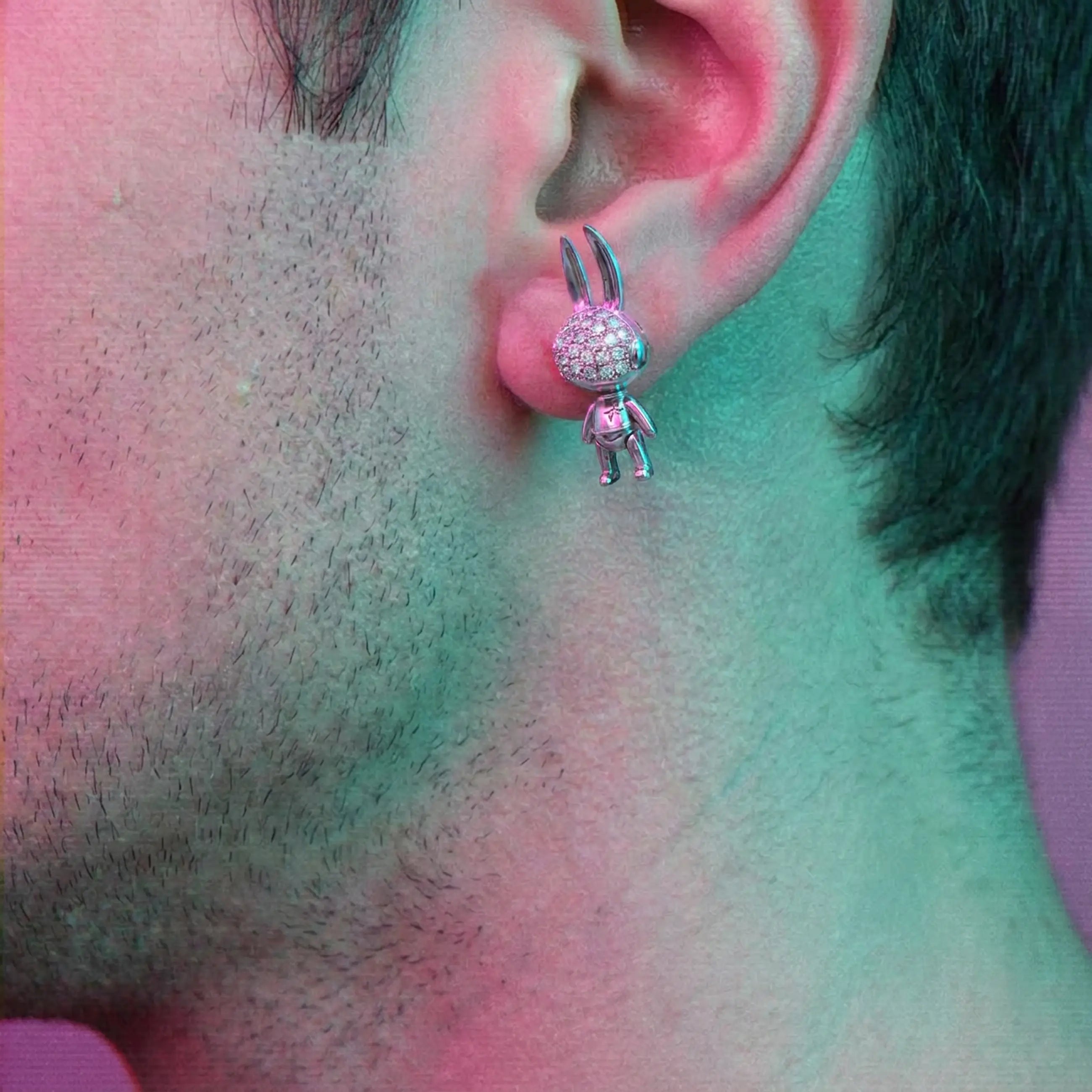 Pave Stud Earrings